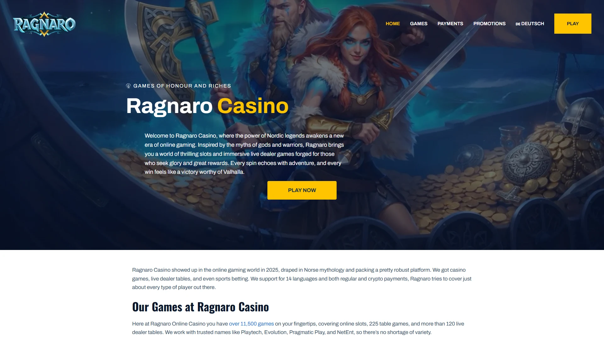 Ragnaro homepage